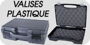 Valises plastiques et mallettes de transport